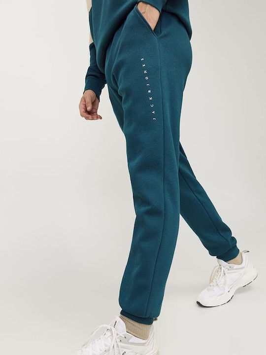 Sweatpants with Elastic Deep Teal