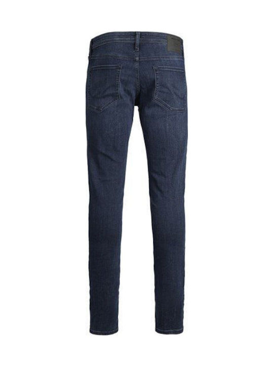 Men's Jeans Pants Elastic with Regular Fit Blue Denim