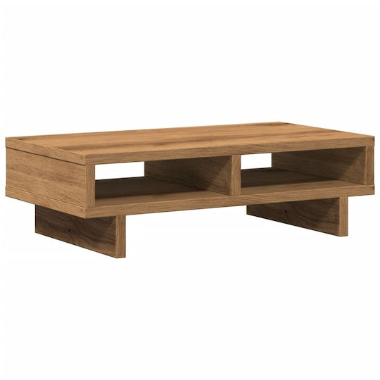 vidaXL Schreibtisch Halterung Monitor Handwerker-Eiche Braun (854750)