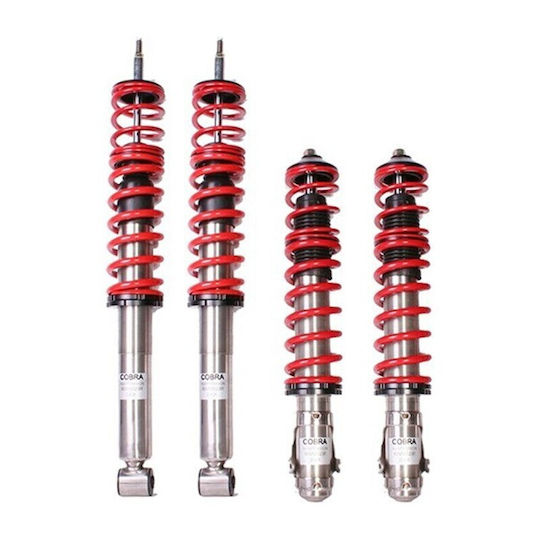 Cobra Set Shock Absorbers Adjustable 4pcs for Volkswagen Golf