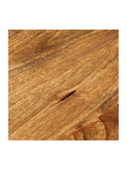 vidaXL Rund Tischoberfläche aus Massivholz Mango - Brown 40x40x3.8cm 370071 1Stück