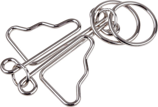 4 Curly Metal Puzzle Puzzle aus Metall ZA1132