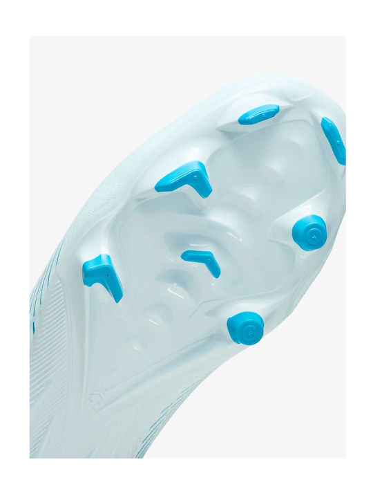 Papuci de fotbal pentru copii Zoom Mercurial Superfly 10 Academy Fg Mg cu crampoane Albastru