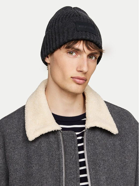 Tommy Hilfiger Beanie Männer Beanie Gestrickt in Schwarz Farbe