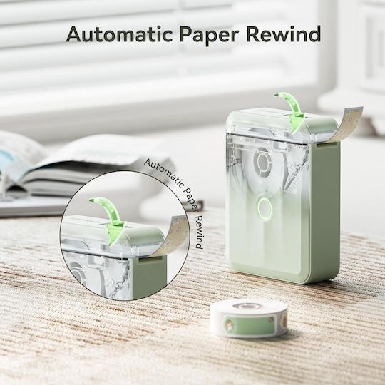 Niimbot D110-m Electronic Handheld Label Maker in Green Color