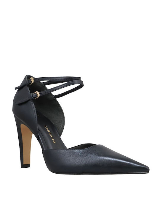 Carrano Leather Black Heels