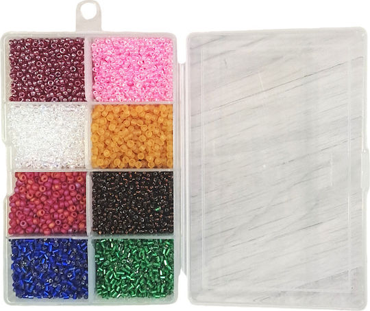 Σετ Κασετίνα Glass Craft Beads 6000pcs