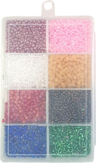 Σετ Κασετίνα Glass Craft Beads 6000pcs
