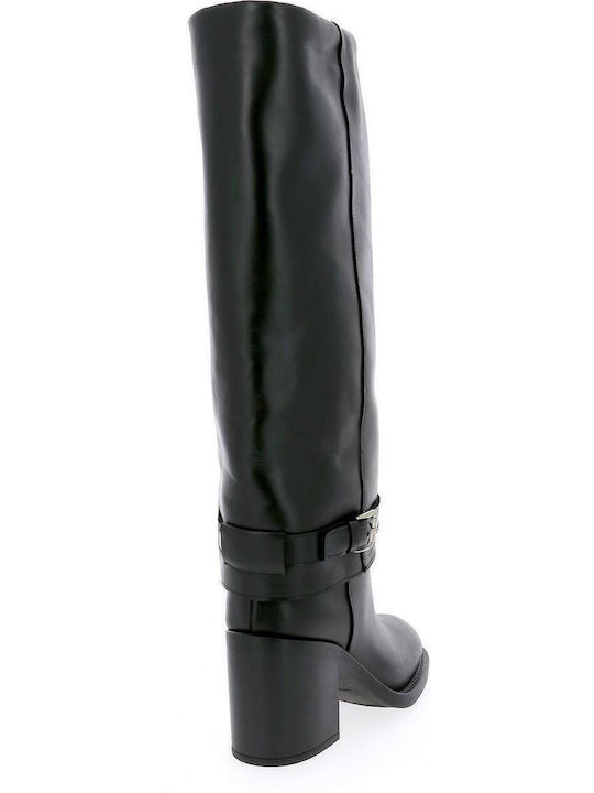 Leather Women's Boots Black