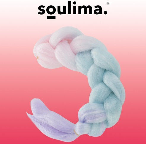 Soulima Extensie în Roz Culoare 60cm