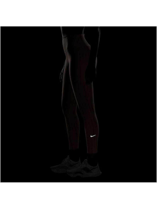 One Colanti de femei Cropped Colanti Talie inalta Burgundy