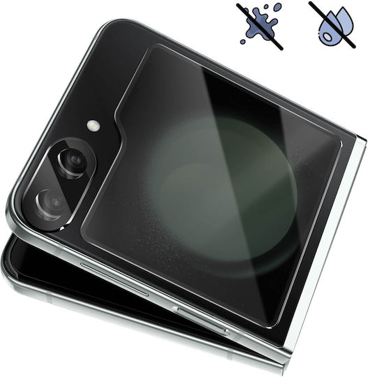 Tempered Glass Screen Samsung Z Flip 5 Camera Protector Curved 3d Black