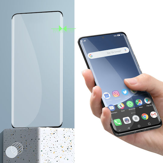Tempered Glass Xiaomi 13 Ultra 9H Hardness Transparent Black Curved Edge