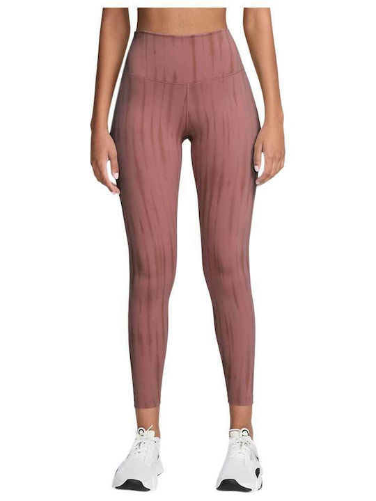 One Colanti de femei Cropped Colanti Talie inalta Burgundy