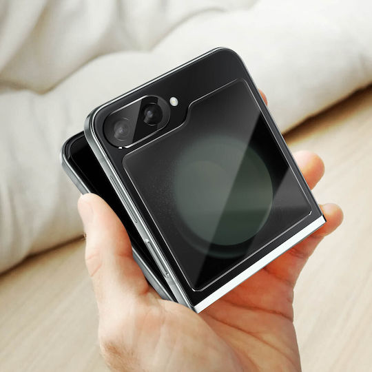 Tempered Glass Screen Samsung Z Flip 5 Camera Protector Curved 3d Black