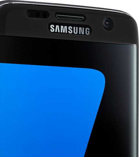 Force Glass Tempered Glass Film for Galaxy S7 Edge Curved Edges Black