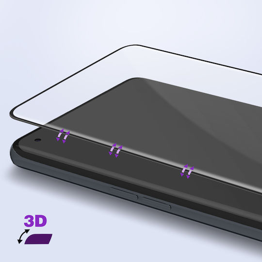 Нечупливо стъкло Oppo Find X5 Pro 9h+ твърдост Force Glass черно