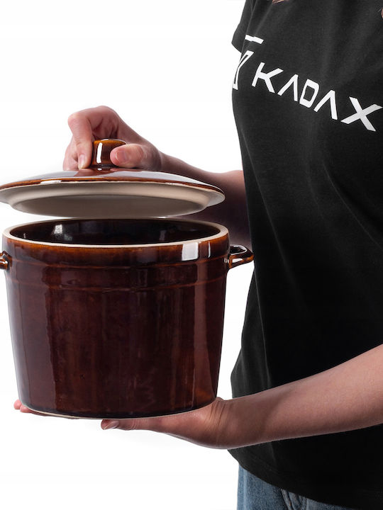 Kadax Γάστρα Στρογγυλή Κεραμική 2.5lt