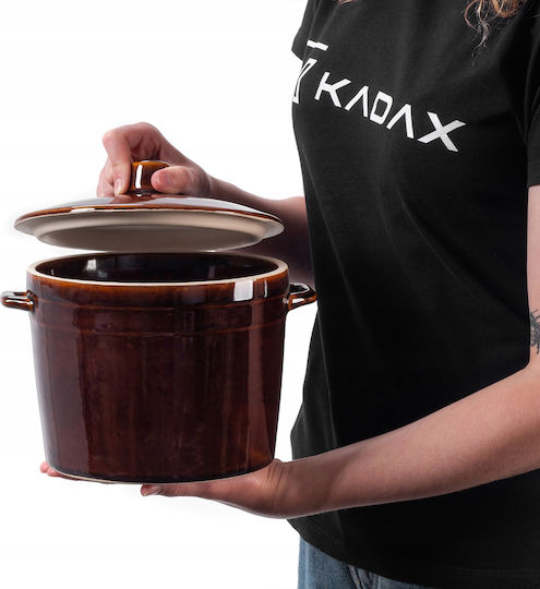 Kadax Гърне Кръгло Керамично 2.5лт 1бр