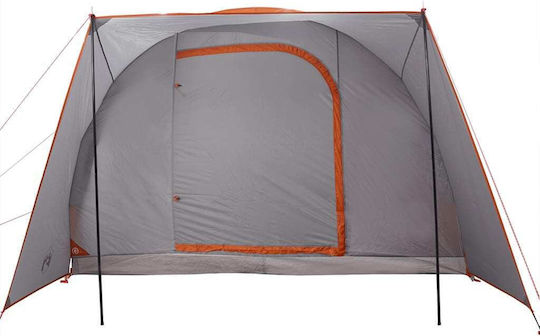 vidaXL Car Camping Tent Grey for 2 People 371x330x211cm
