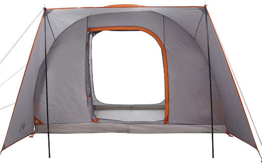 vidaXL Car Camping Tent Grey for 2 People 371x330x211cm