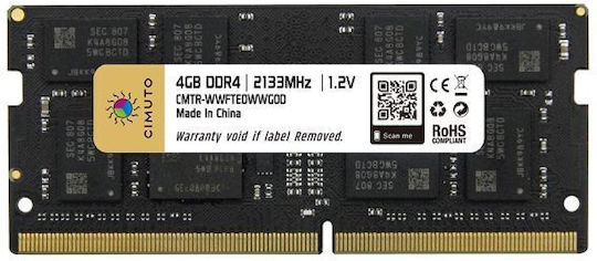 Cimuto 4GB DDR4 RAM с Скорост 2133 за Лаптоп