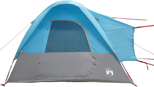vidaXL Cort Camping Automobil Albastru pentru 4 Persoane 300x300x230cm