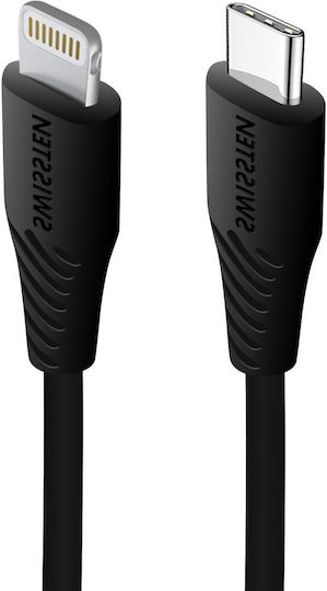 Swissten USB-C zu Lightning Kabel Schwarz 0.4m (71506512)