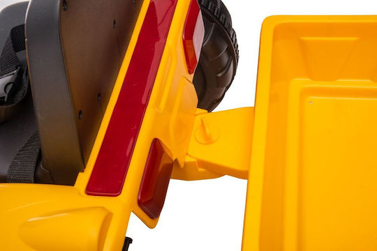 Kids 12V Electric Ride On Tractor with Trailer Yellow