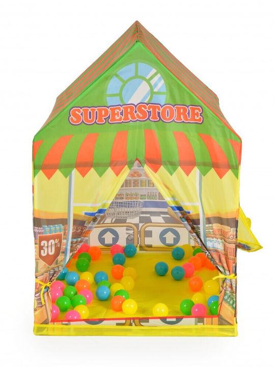 Moni Kids House Play Tent 50 Ball Supermarket Awning