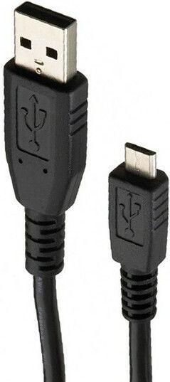 Редовна USB 2.0 до микро USB кабел Черен 1м (18025) 1бр