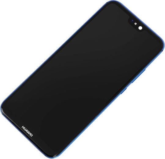 Block Ersatz-LCD-Touchscreen-Digitalisierer Huawei P20 Lite Blau