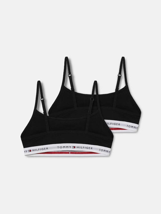 Tommy Hilfiger Frauen Sport-BH Schwarz 2Pack