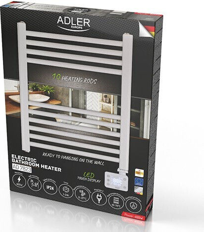 Adler Electric Towel Rail 400W 70x50cm White