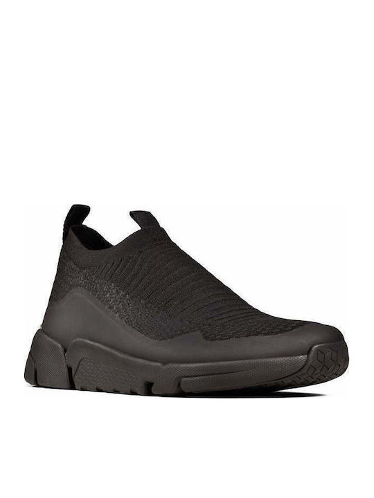 Tri Activefree Πάνινα Ανδρικά Slip-On Μαύρα