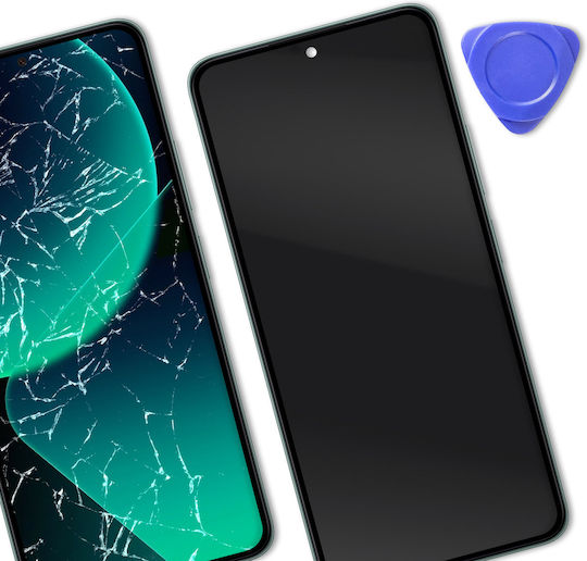 Xiaomi Bildschirm + Rahmen Xiaomi 13t 13t Pro Original Service Pack Blassgrün