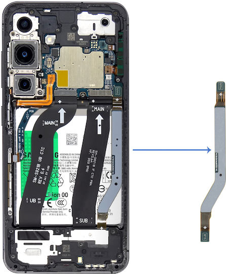 Samsung Flex Circuits Galaxy S24 Network Motherboard Original Black