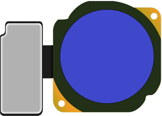 Home Button Replacement Huawei Honor 8a Blue Connecting Cable