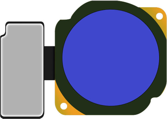 Home Button Replacement Huawei Honor 8a Blue Connecting Cable