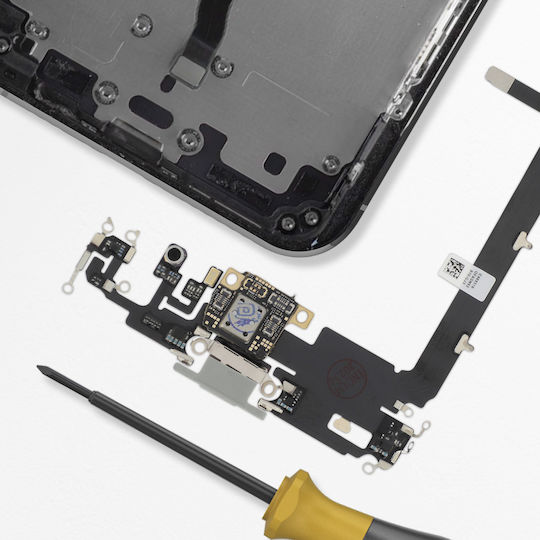 Clappio Ladeanschluss Iphone 11 Pro Max Lightning Silber
