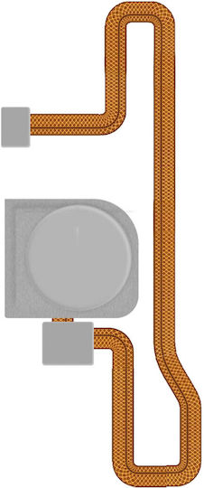 Home Button Replacement Honor 7a Silver Connecting Cable