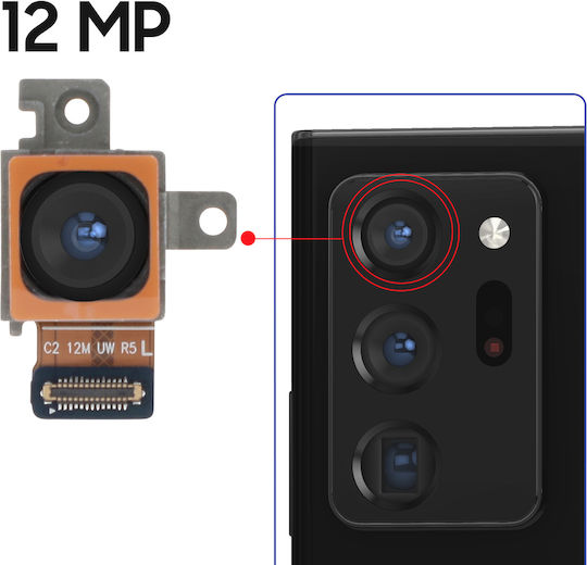 Samsung Camera Modul Galaxy Note 20 Ultra 12mp Ultra Wide-angle Sensor Black