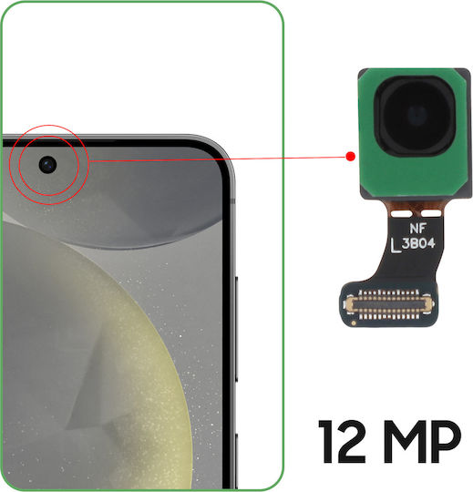 Samsung Front Camera Galaxy S24/s24 Plus 12mp Selfie Sensor Original Black