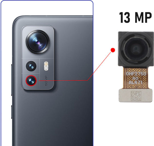 Clappio Camera Modul 12x 13mp Ultra Wide-angle Sensor Black