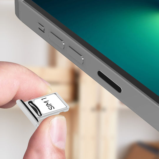 Tavă de înlocuire pentru cartelă SIM iPhone 13 Pro Max Argintiu