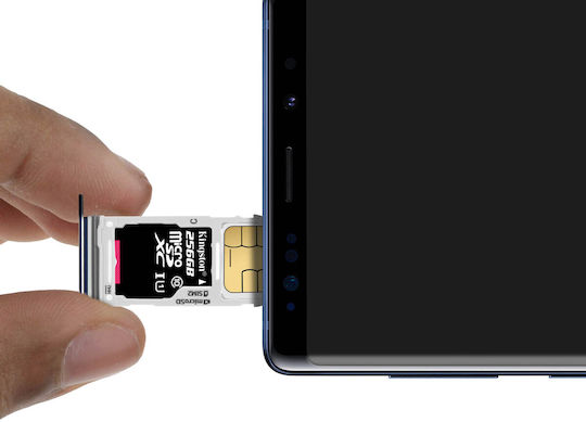 Samsung Galaxy Note 9 Sim Card Holder Nanosim Plus Microsd Card Holder Blue