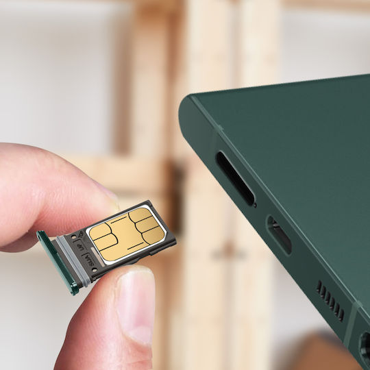 Sim Card Tray Samsung Galaxy S22 Ultra Green