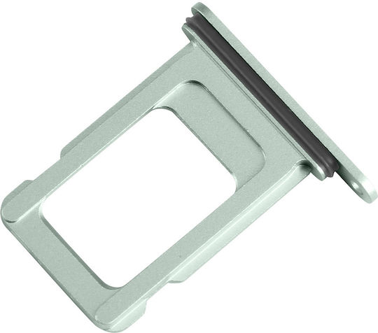 Поставка за SIM карта Clappio за iPhone 15 15 Plus Nano SIM светло зелена