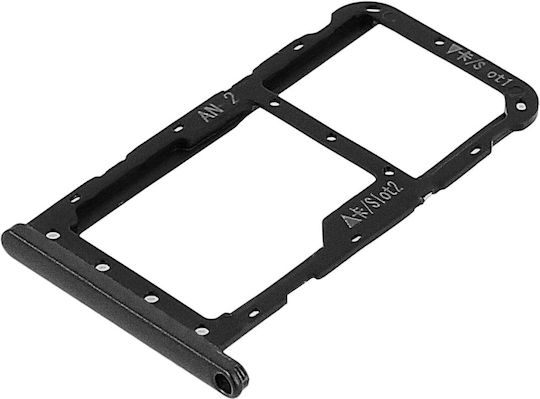 Huawei P20 Lite Sim-Fach Nanosim + Microsd Kartenhalter Schwarz