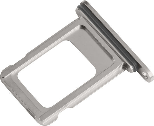 Clappio Sim Card Tray Iphone 15 Pro 15 Pro Max Nano Sim White